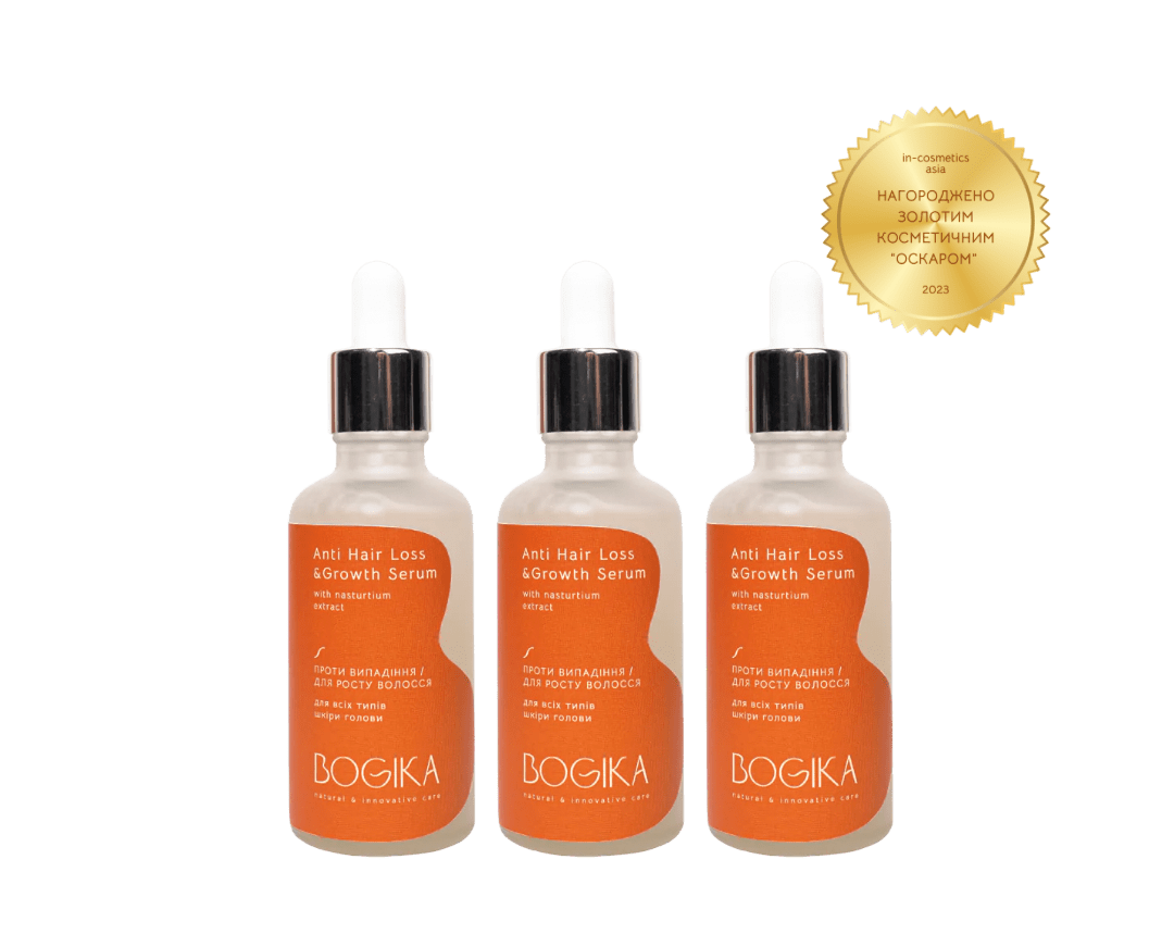 Програма ANTI HAIR LOSS & GROWTH SERUM with nasturtium extract сироватка для росту та проти випадіння волосся